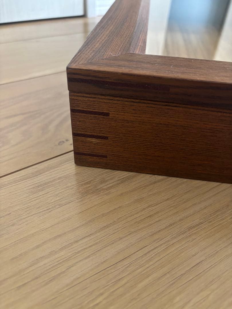 木製ガラス蓋付きディスプレイケース