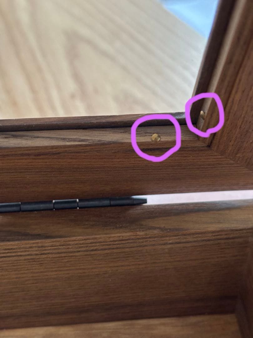 木製ガラス蓋付きディスプレイケース