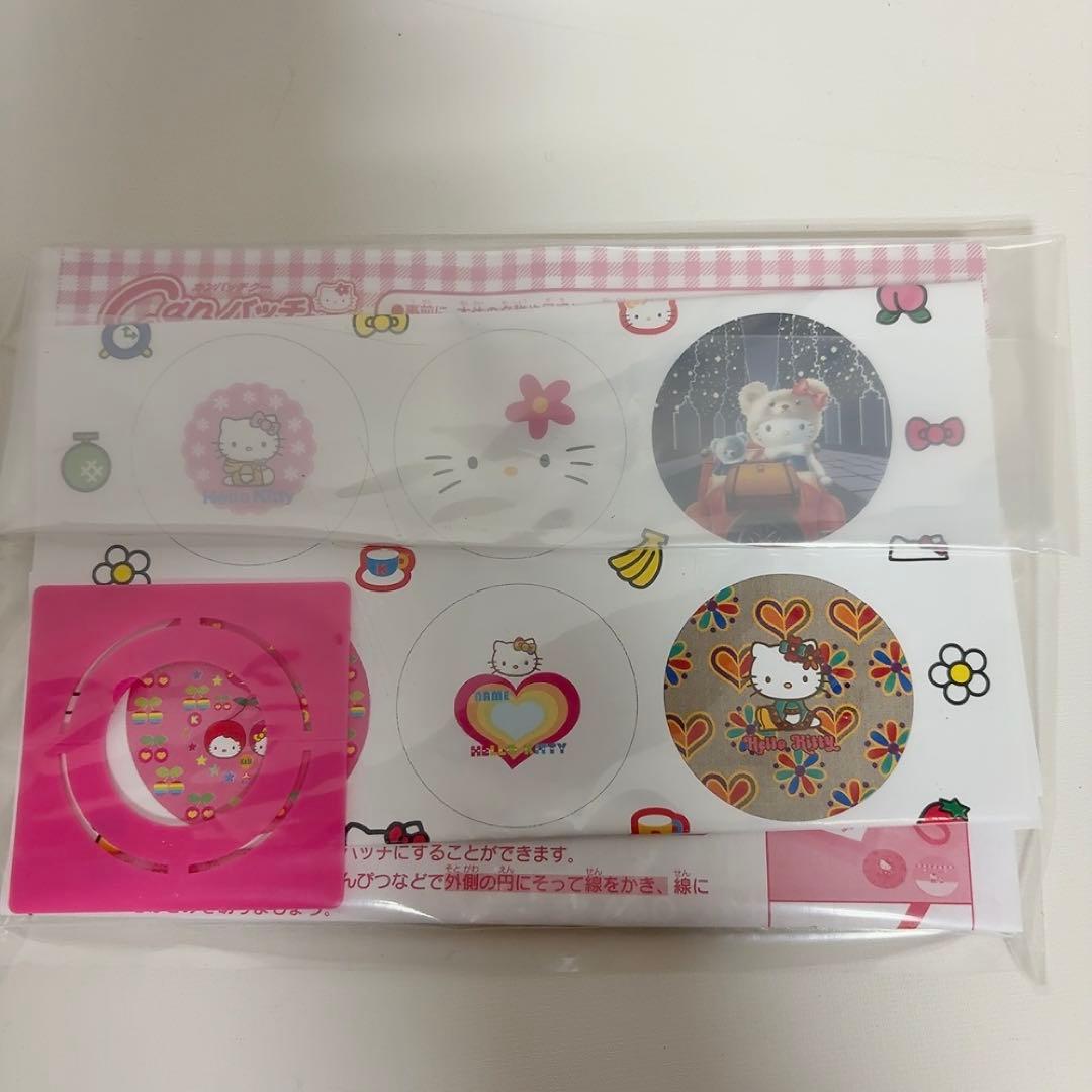 ハローキティ　オリジナル缶バッチメーカー　未使用　2002年製