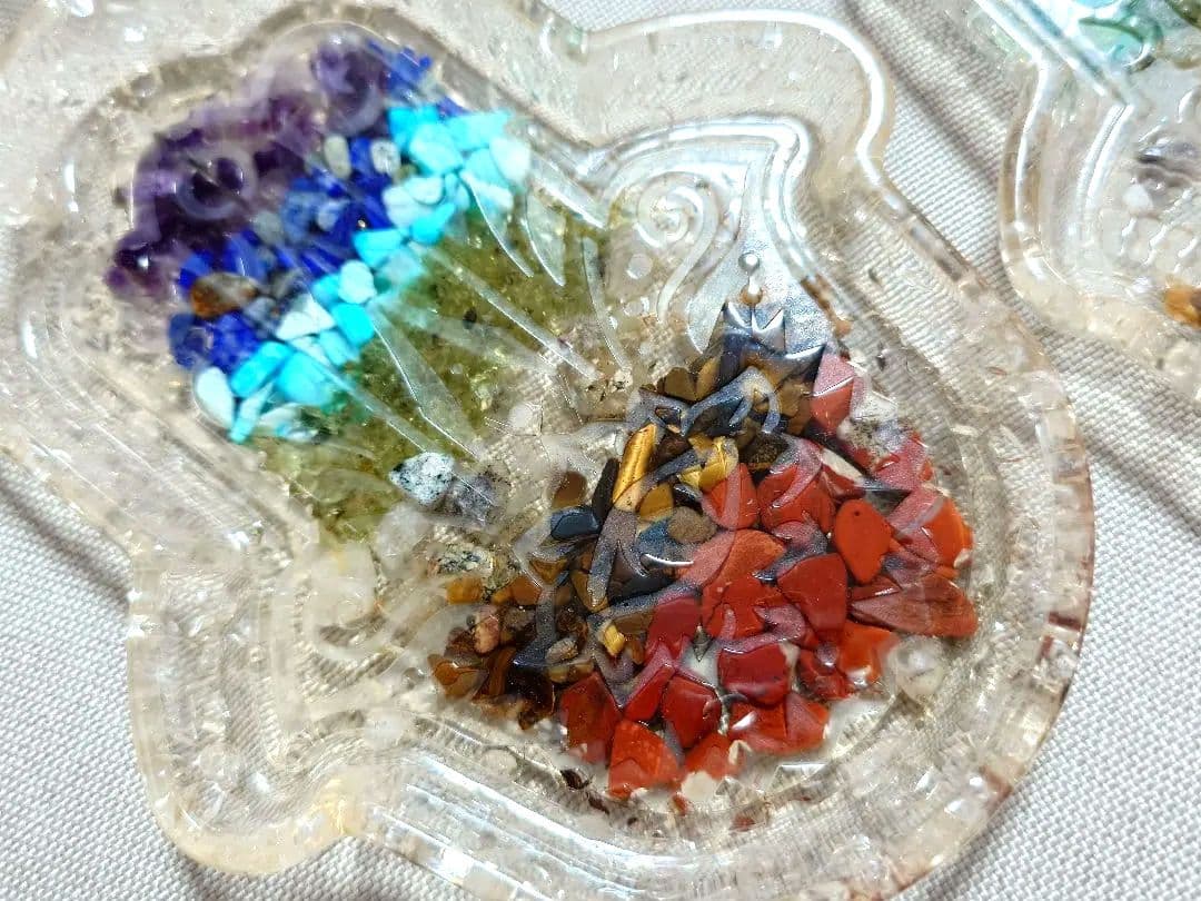 オルゴナイト 小物入れ リングスタンド 色々セット