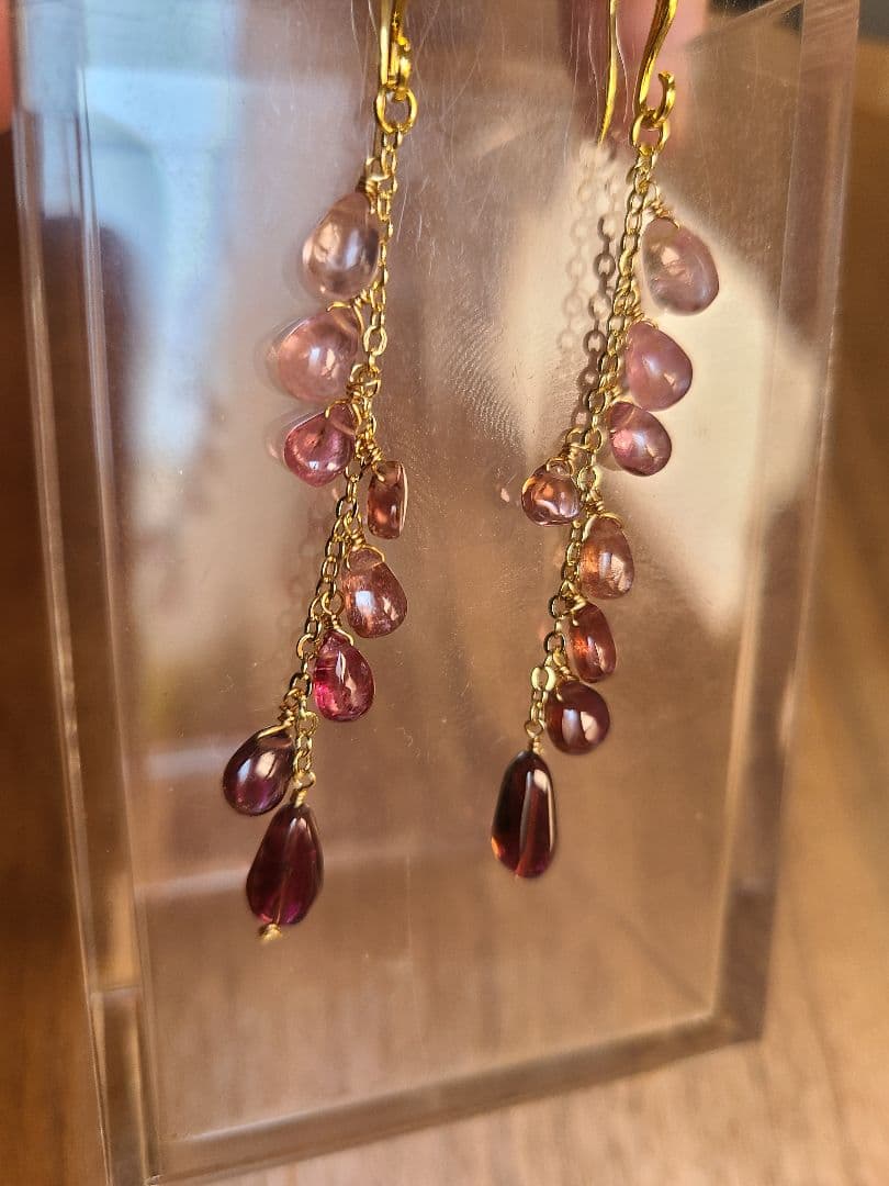 ❤SALE❤【a-37】ピアス トルマリン※高品質