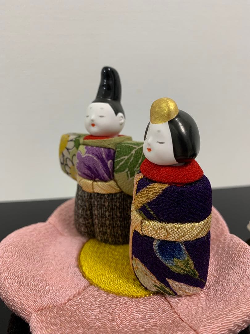 手のひらサイズの雛人形★木目込み人形★ひなまつり　ひな人形