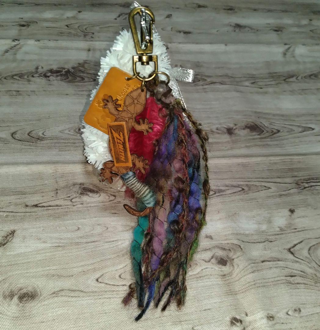 Maru♪　　エスニック　アジアン風ヤモリタッセルチャーム