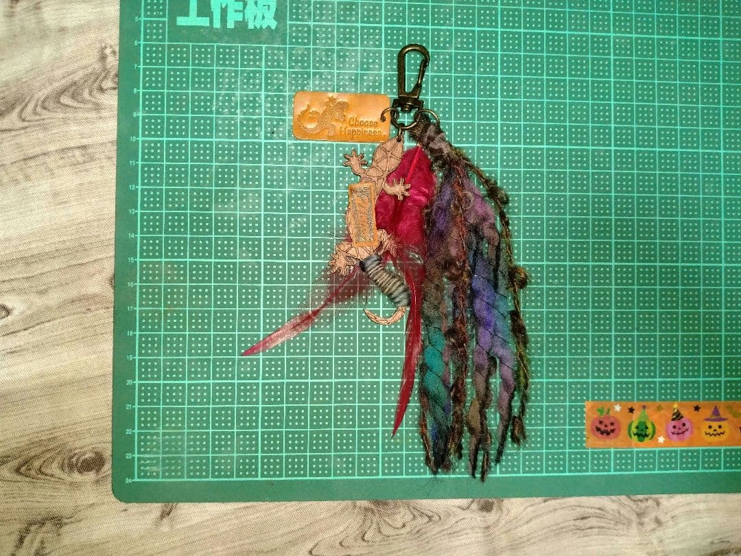 Maru♪　　エスニック　アジアン風ヤモリタッセルチャーム