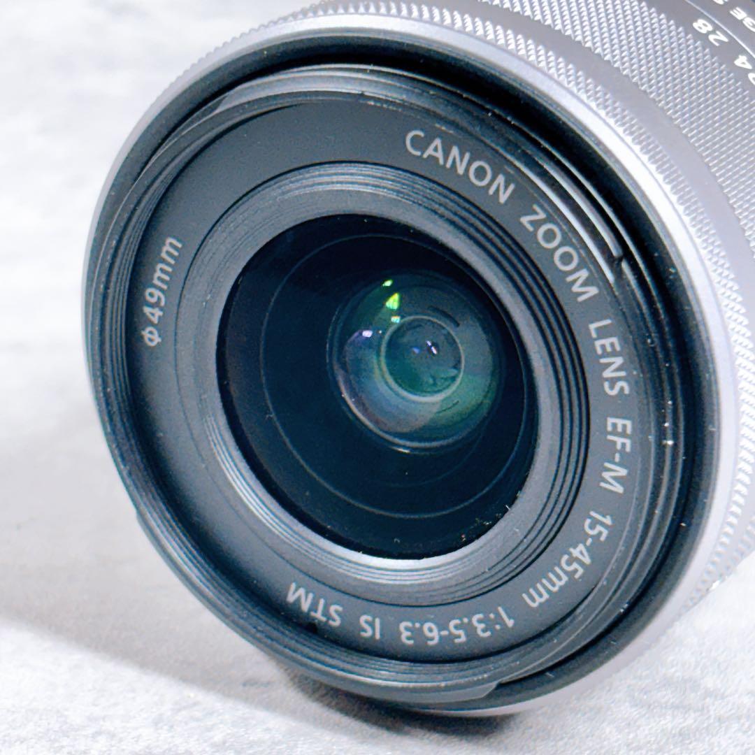 ジャンク Canon EF-M 55-200mm 15-45 望遠 レンズ