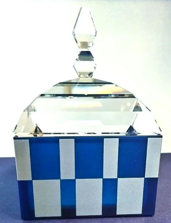 スワロフスキー　レア　ジュエリーボックス　オプアートシリーズ　元箱あり 　置物