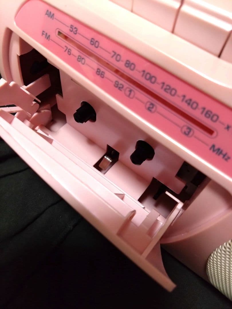 2002年 ハローキティ ラジオカセット レトロ キャラクター 家電ラジカセ