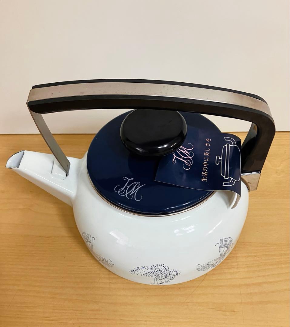 未使用 森英恵 ハナエモリ マルビシ ホーロー ケトル 両手鍋 片手鍋