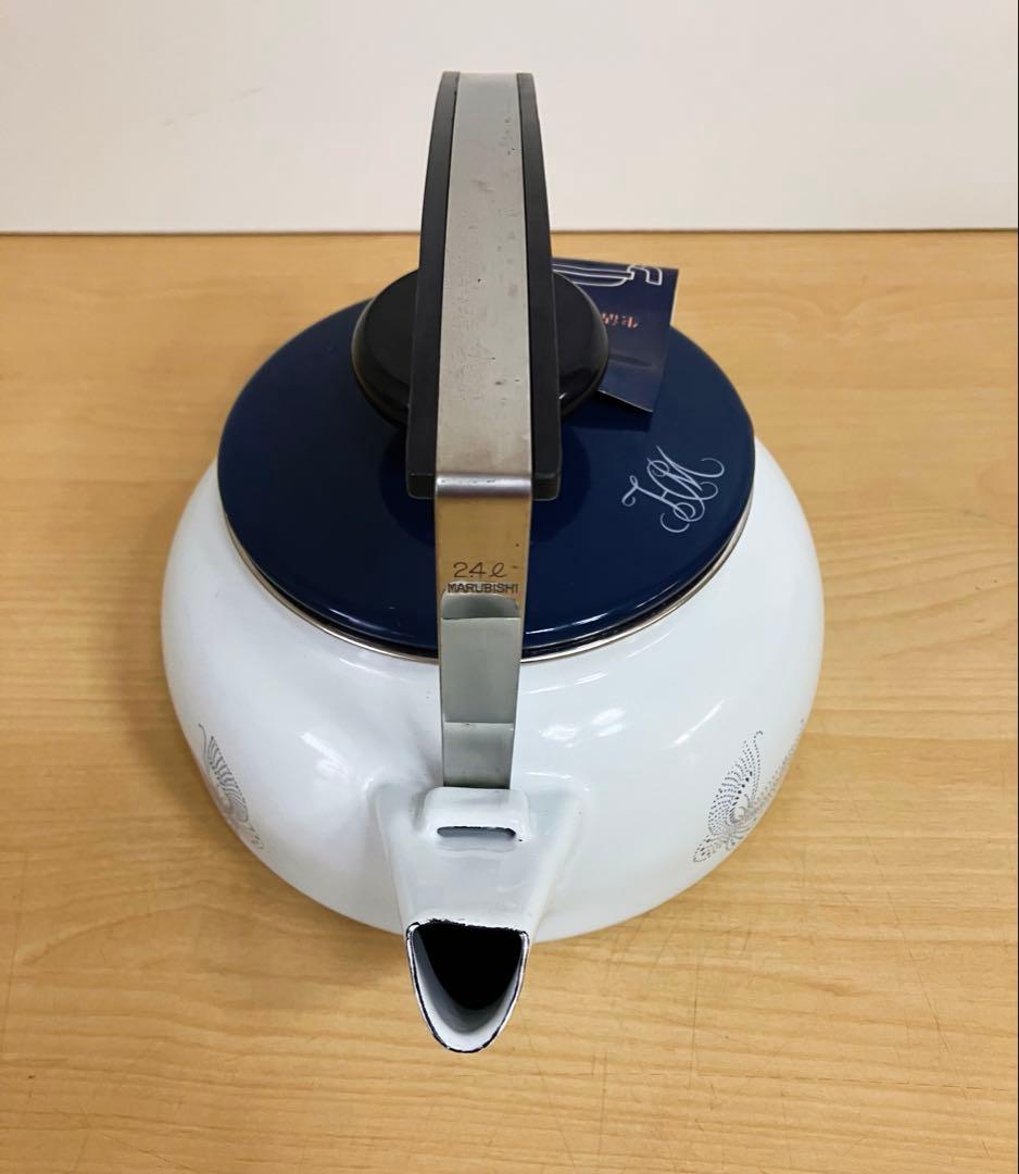 未使用 森英恵 ハナエモリ マルビシ ホーロー ケトル 両手鍋 片手鍋