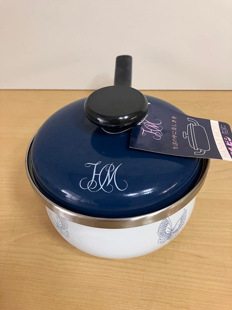 未使用 森英恵 ハナエモリ マルビシ ホーロー ケトル 両手鍋 片手鍋