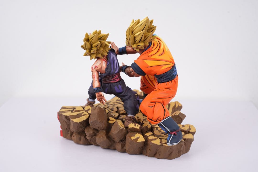 ドラゴンボール 親子かめはめ波　リペイント　二次元彩色　フィギュア　プルーヴィー