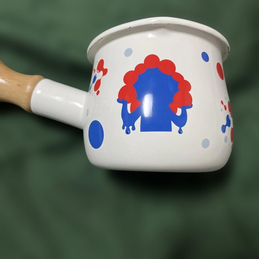 ミャクミャク ホーロープチミルクパン 水玉