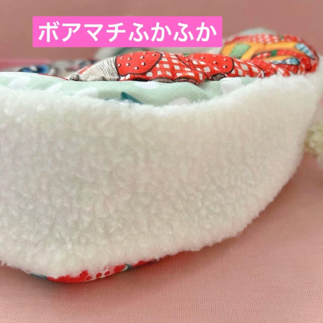 ゆ*ん様 ビッグ苺ルミちゃん＆ボア　コヤンイサムチョン　ふかふかころりんトートバ
