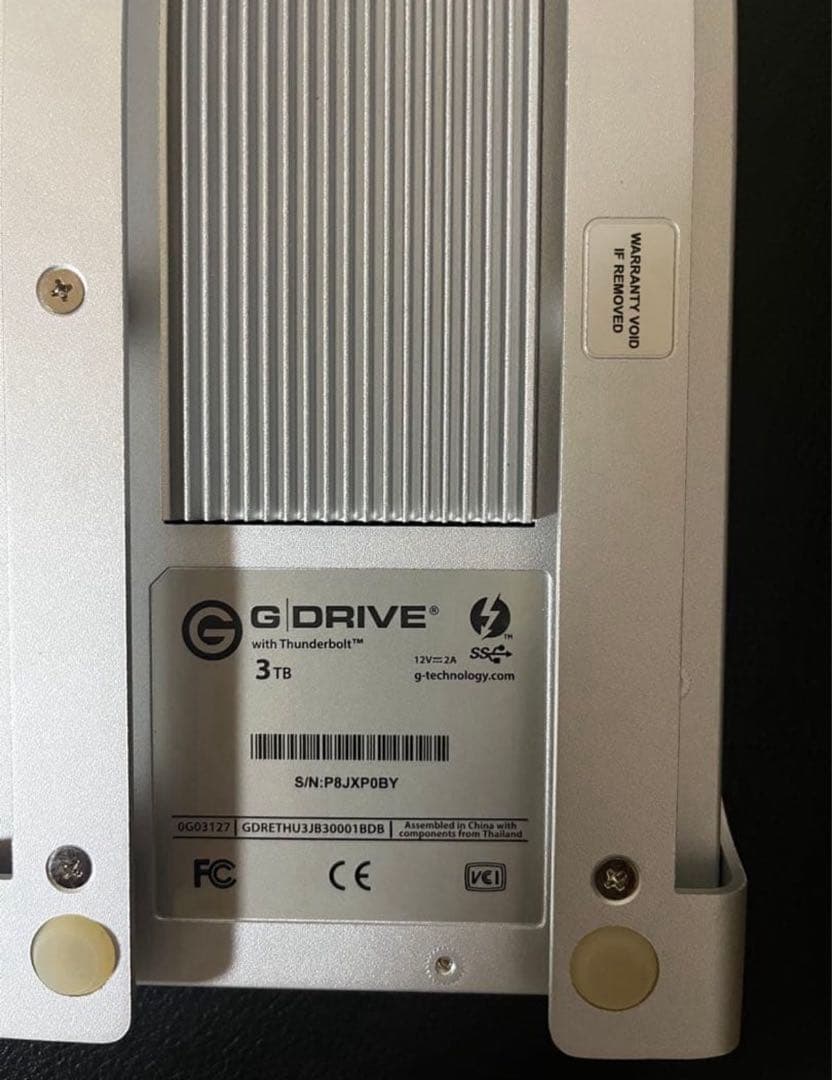 G-Technology G-DRIVE 3TB 外付けHDD ⑧