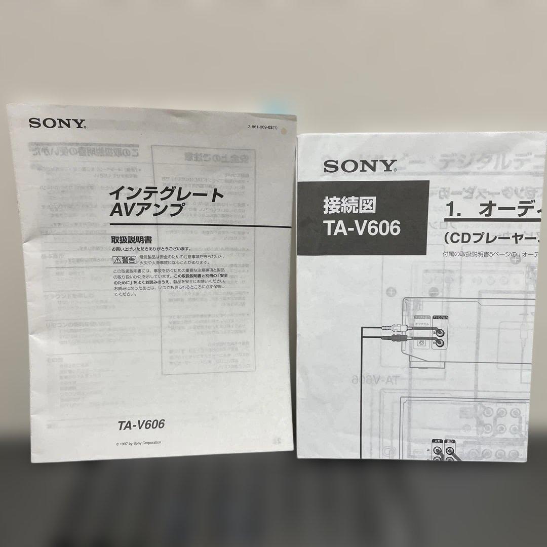 SONY AVアンプ TA-V606