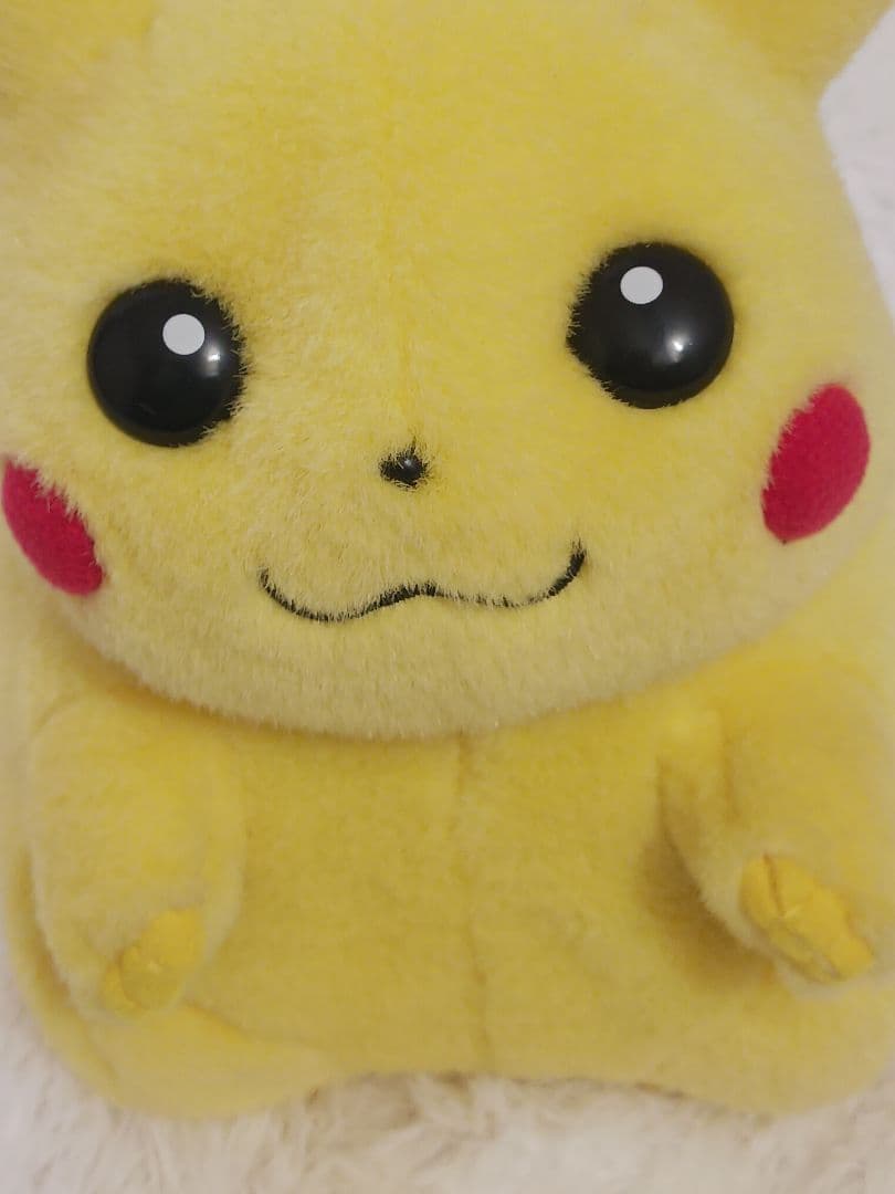 【美品】ポケモン　ピカチュウ ぬいぐるみ　当時物・初期　TOMY　23.5センチ
