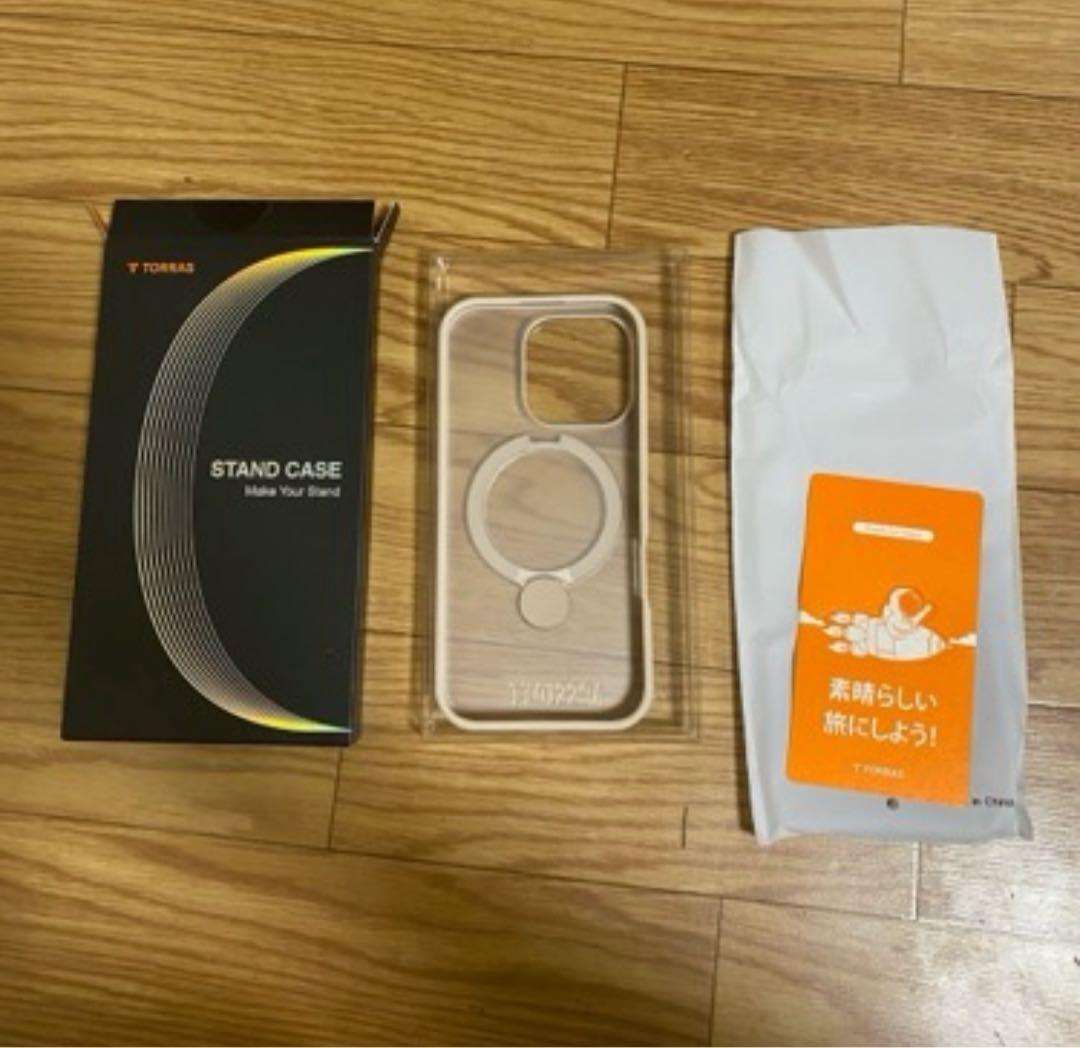 TORRAS iPhone 16 Pro ケース 半透明(ローズゴールド)