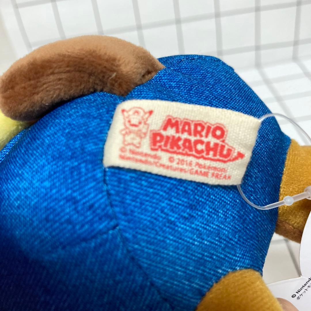 ポケモン　マリオピカチュウ ぬいぐるみ 新品未使用　タグ付き