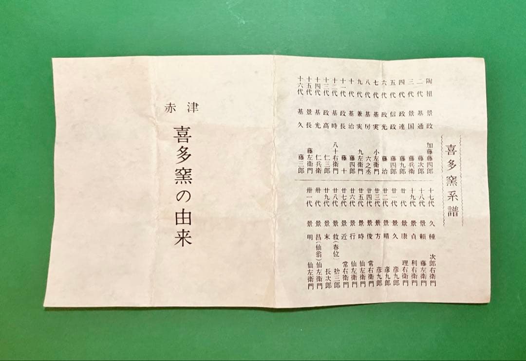 赤津　喜多窯　焼〆灰釉　霞仙 八角ぐい呑　銘箱入り　喜多窯系譜　侘び寂び