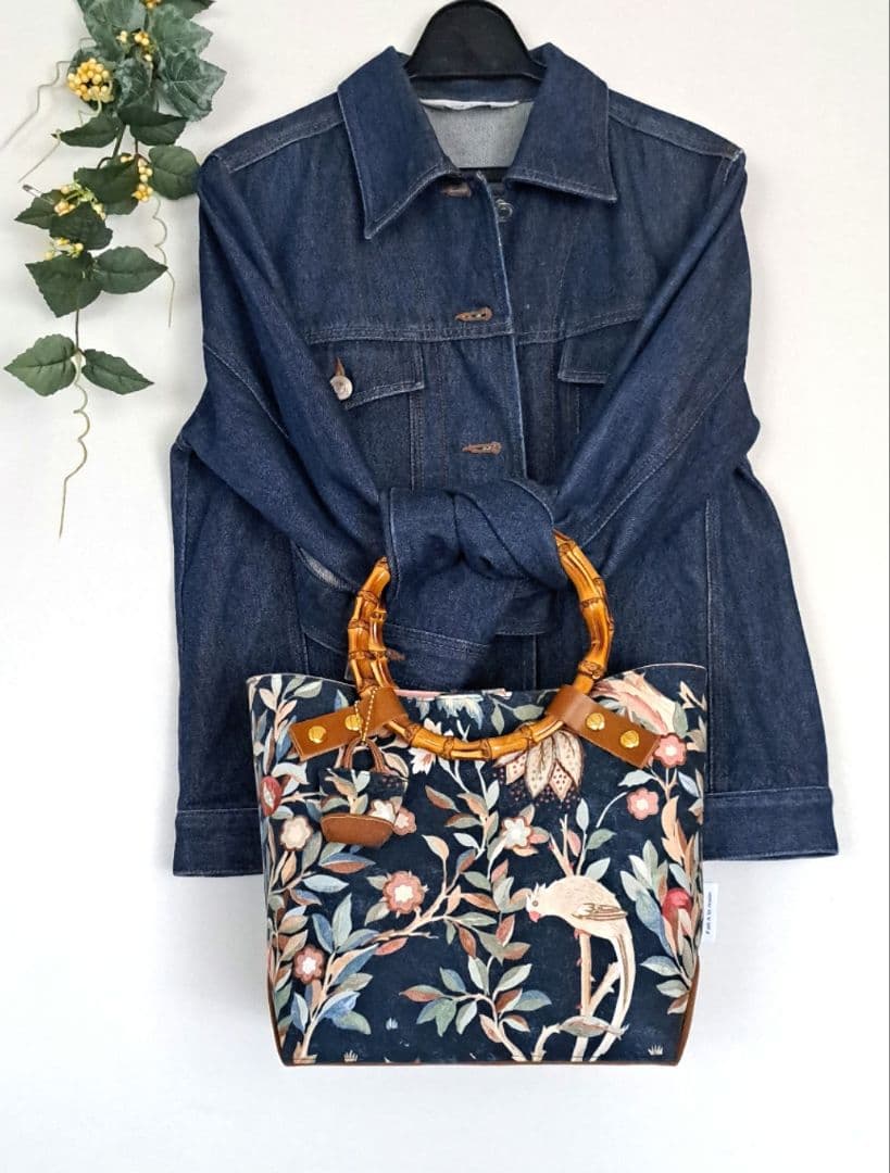ෆ˚*ウィリアムモリス【Morris&Co. 】˚*リングハンドルバッグ˚