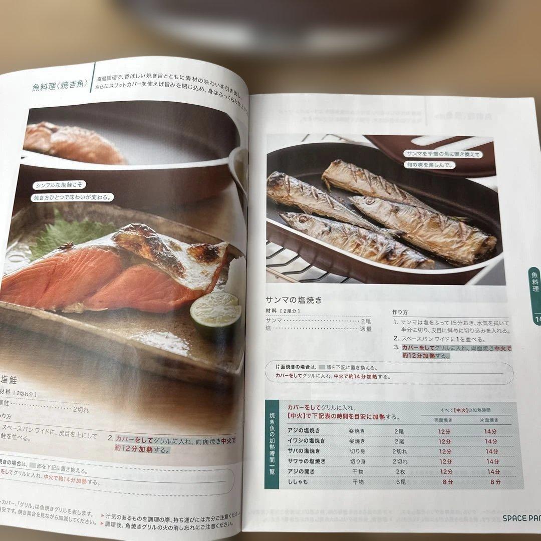 アサヒ軽金属　スペースパンワイド　保管傷あり　魚焼きグリル　ヘルシー