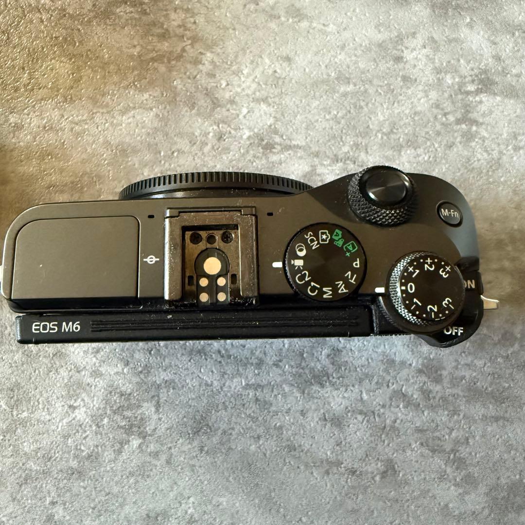 【美品】Canon EOS M6 純正レンズ+単焦点セット