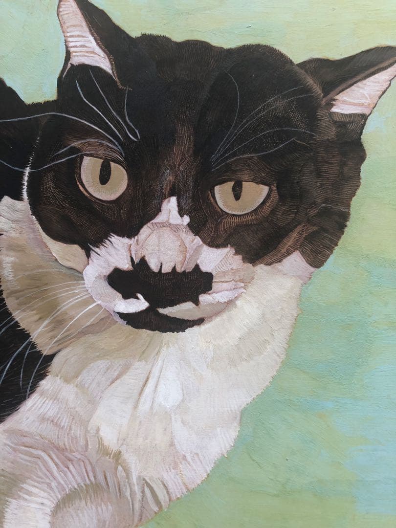 原画「ハッチ」《＋猫イラスト３枚無料プレゼント》水彩画