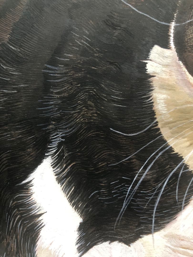 原画「ハッチ」《＋猫イラスト３枚無料プレゼント》水彩画