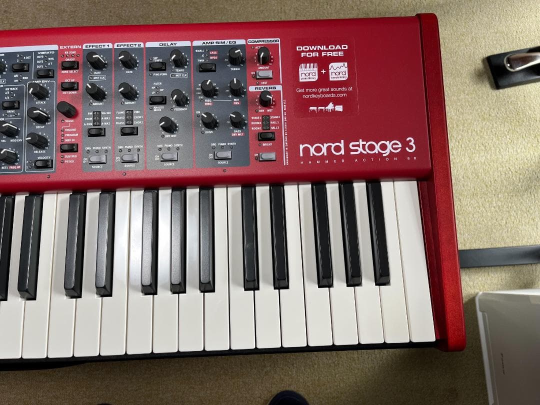 Nord Stage 3 88keys（純正3本ペダル付き）