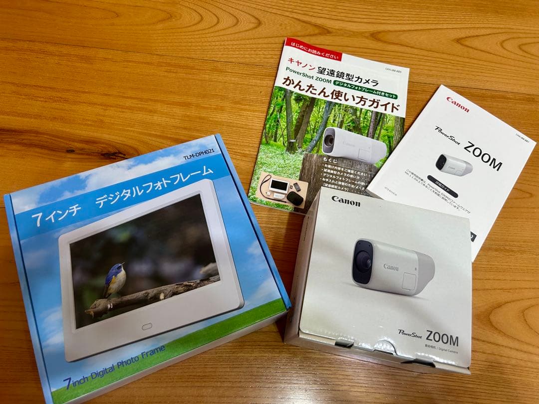 Canon PowerShot ZOOM カメラ&SD&フォトフレーム付