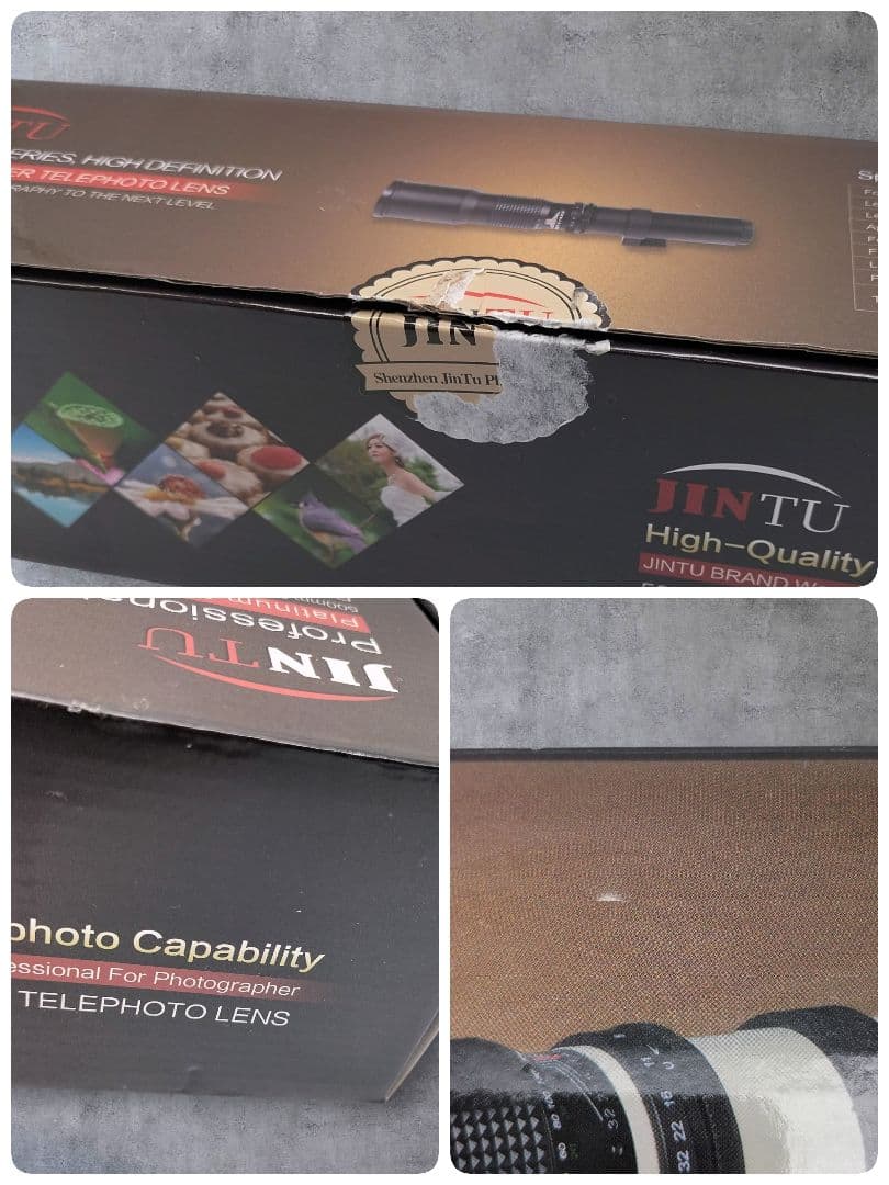 JINTU スーパー望遠レンズ 500mm F/8 新品未使用 カメラ 撮影