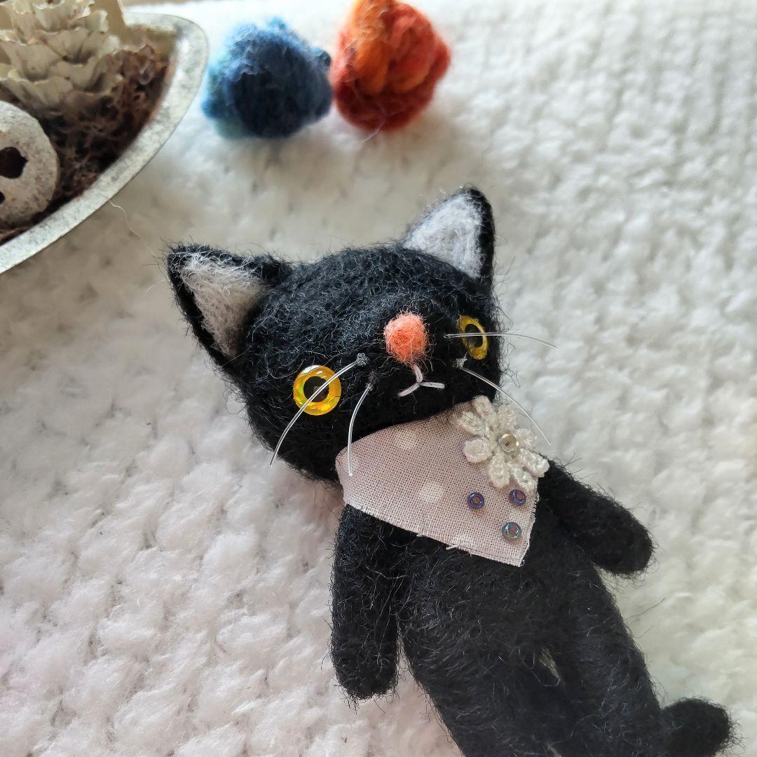 【確認用】黒猫さん✻羊毛フェルト