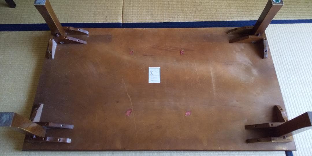 折りたたみ式テーブル 1350×750×340mm