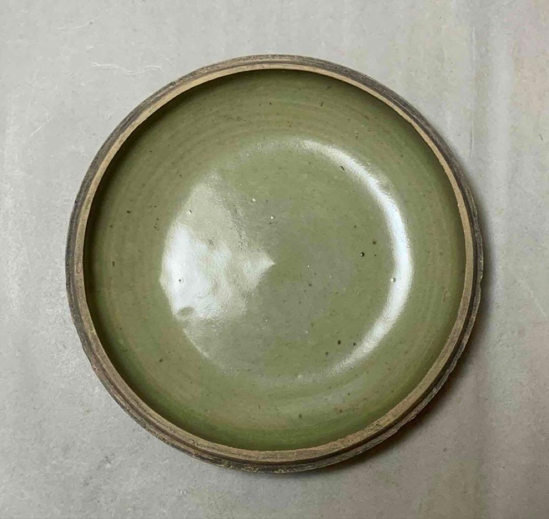 中国 刻草花図香合（印合)　f6230902