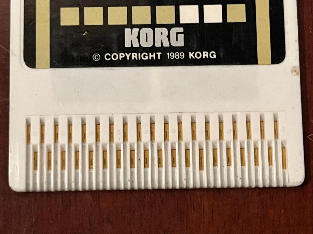 KORG M1 純正拡張カード「FRETTED INSTS 1」【3/6頃まで】