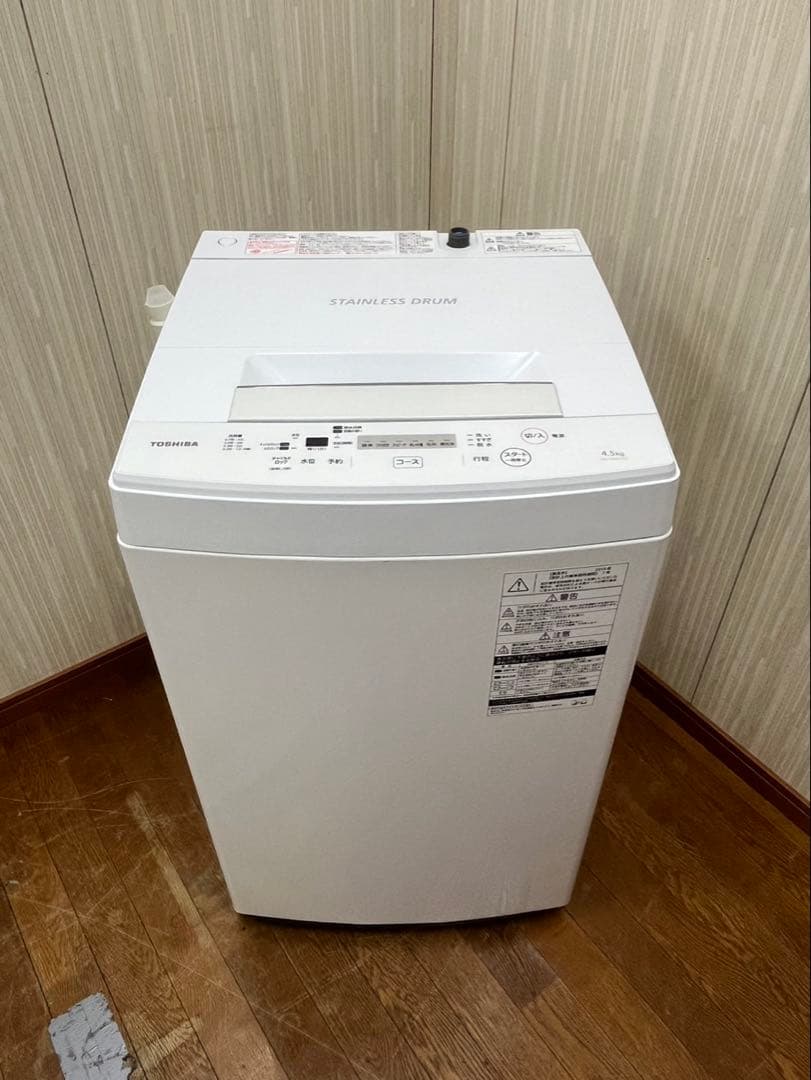縦型洗濯機 TOSHIBA 4.5kg 2019年 AW-45M7 電気洗濯機