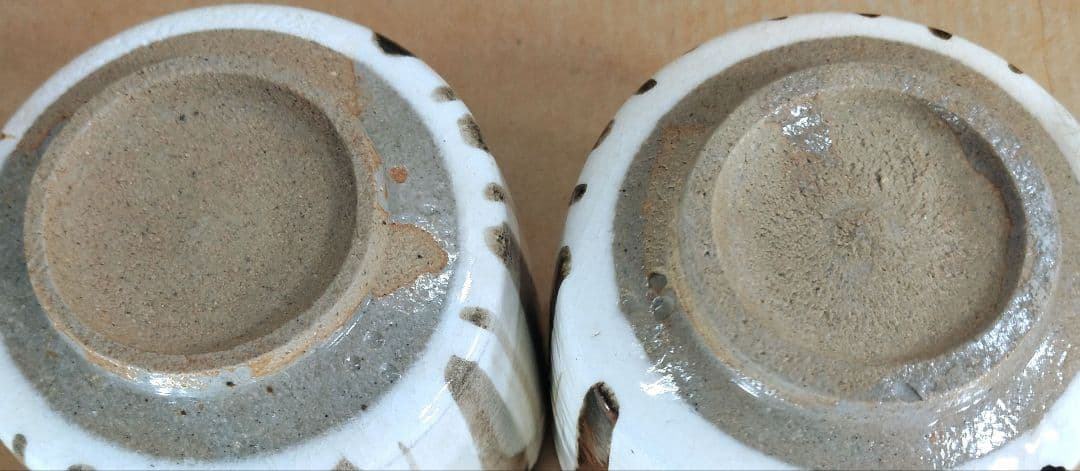 【本物保証】十三代 中里太郎右衛門 唐津 絵粉引向付 五客 共箱 栞2枚 唐津焼