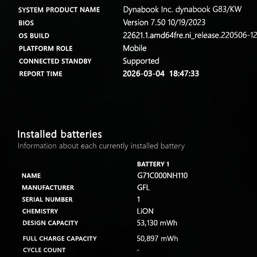 美品 Dynabook 超軽量 驚速 12世代i5 16GB 1TB 33