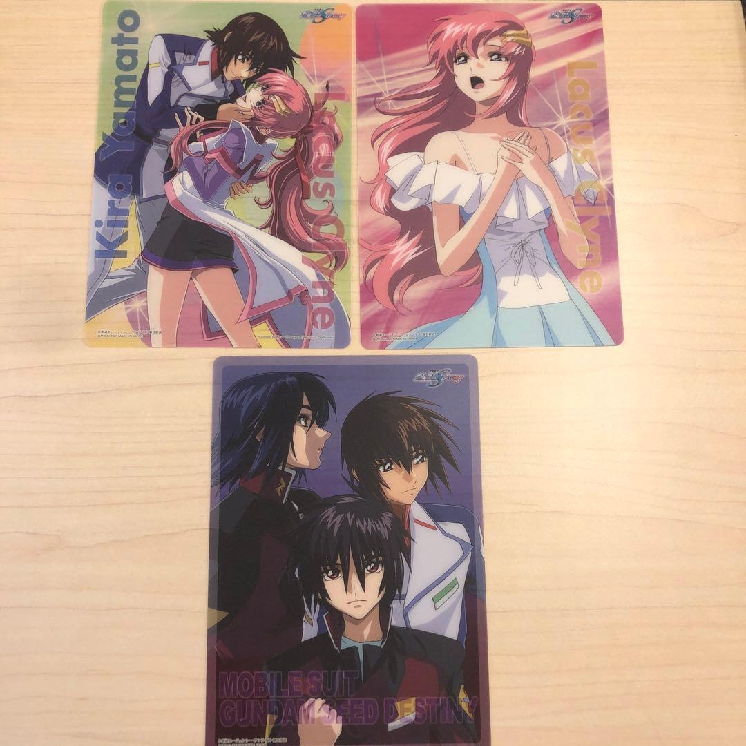 ジャンボカードダス ガンダムSEED クリアプレート　10種 コンプ ラクス