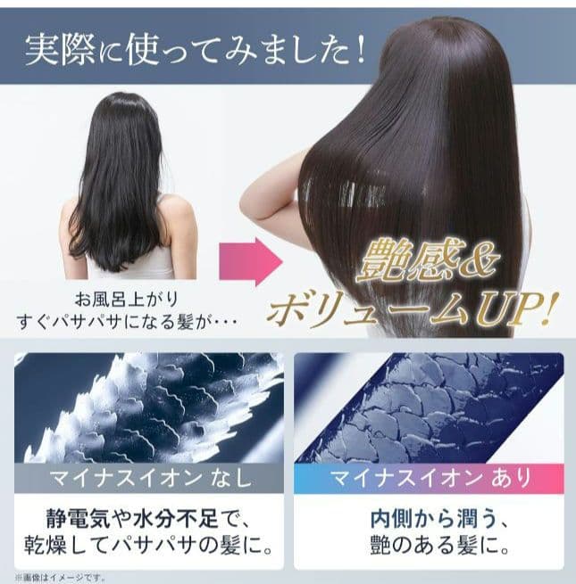 UR.SALONドライヤー 大風量 速乾 マイナスイオン オートクリーニング機能