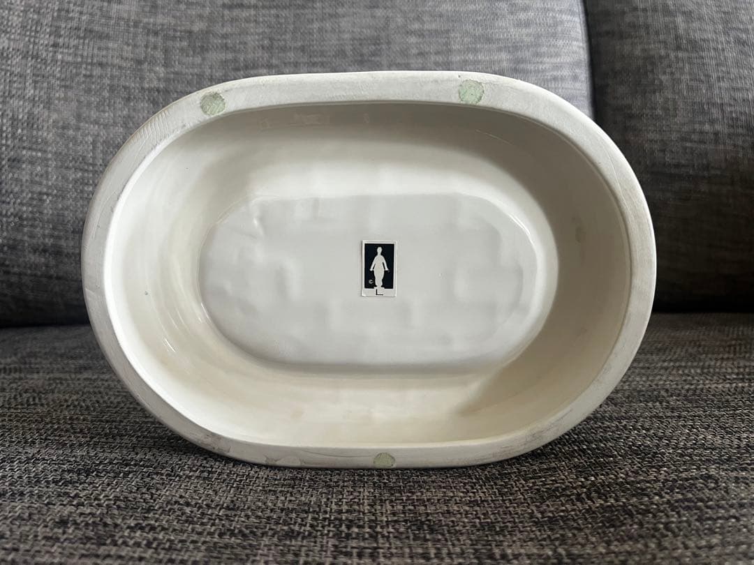 【希少】陶器製 チャールズ・チャップリン 小物置き 灰皿