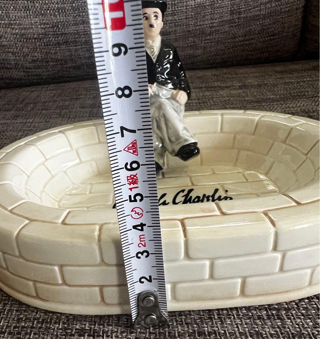 【希少】陶器製 チャールズ・チャップリン 小物置き 灰皿