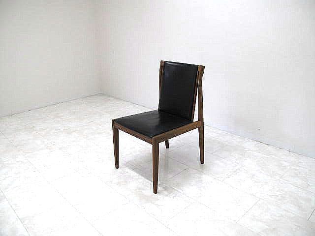 【展示品】リッツウェル「クロード」ウォールナット無垢材アームレスチェア 約18万