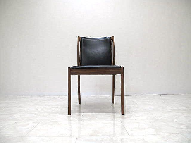 【展示品】リッツウェル「クロード」ウォールナット無垢材アームレスチェア 約18万