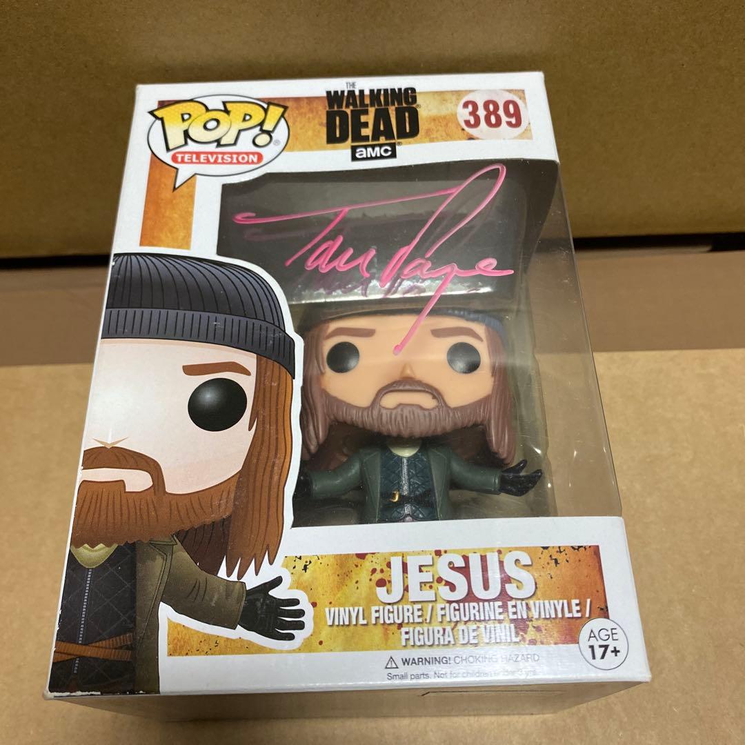 ウォーキングデッド　ジーザス　トムペインサイン入り　フィギュア