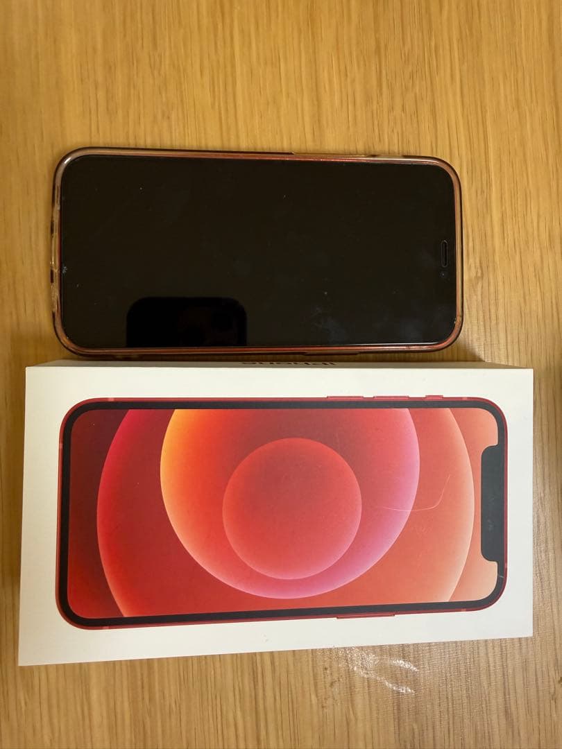 Apple iPhone 12 mini 本体　赤