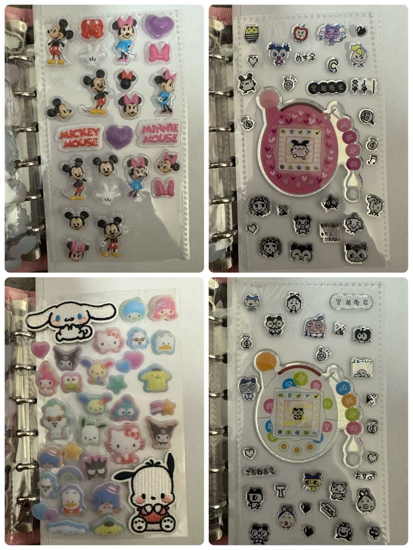 【完成品】サンリオ　日焼けキティ　シール帳