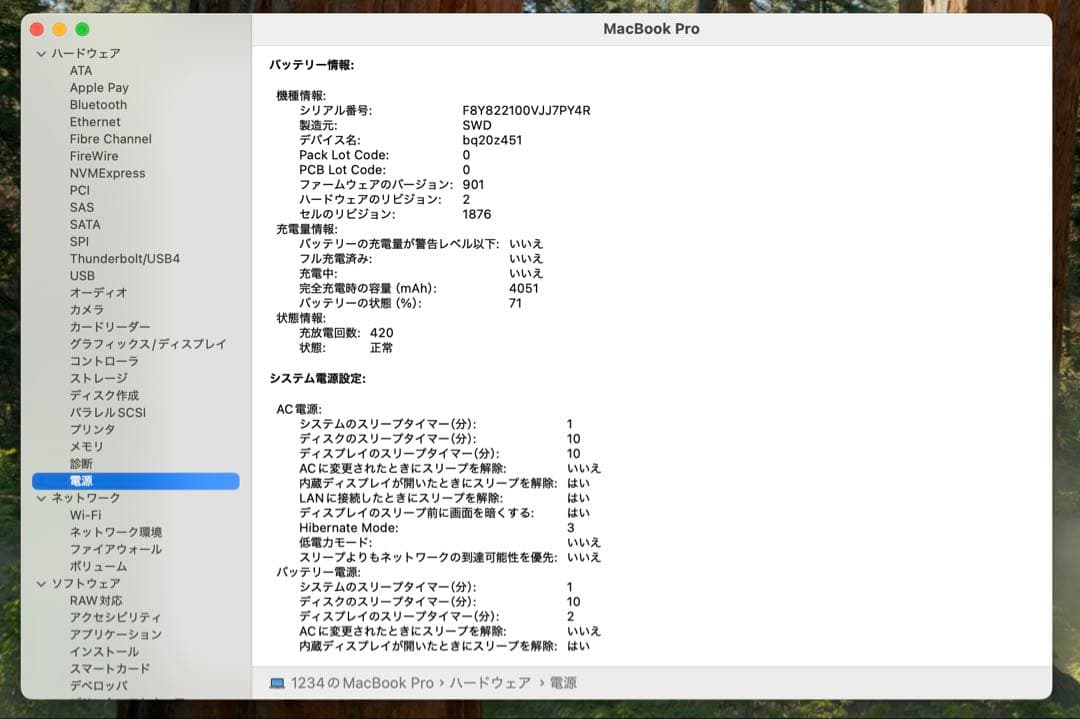 MacBook本体 Apple MacBook Pro 13 2018 i5/8GB/250GB