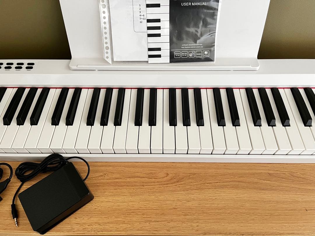 ポータブル　電子ピアノ 88鍵盤