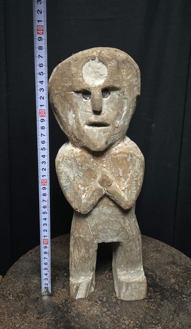 T*o様 大々特価スタート！ネパール？祈りの像？彫像木彫り像プリミティブアート